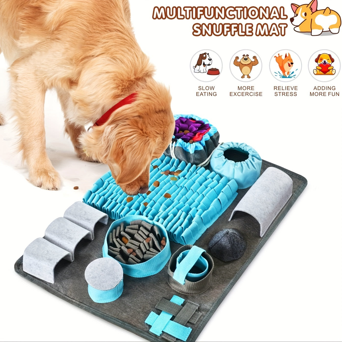 Interactive Snuffle Mat for Dogs