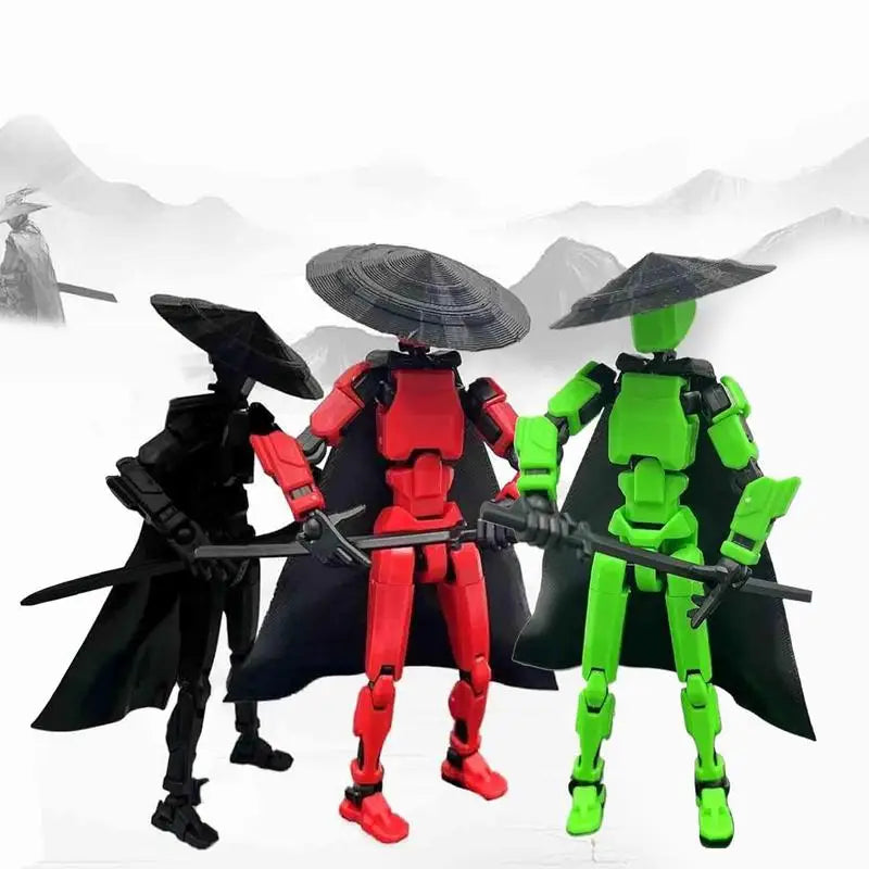 3D Printed Movable Robot Toy for Kids