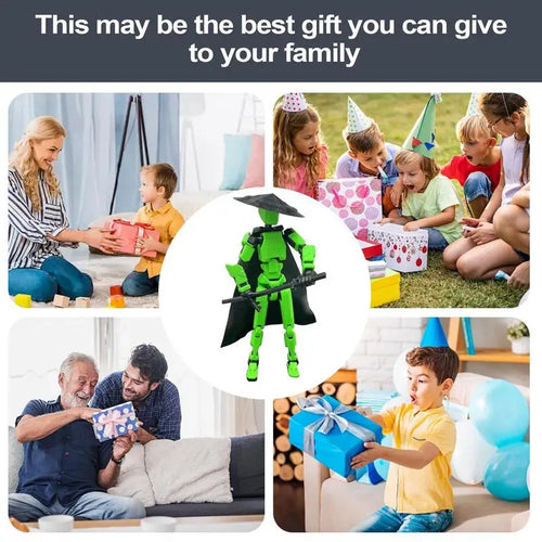 3D Printed Movable Robot Toy for Kids