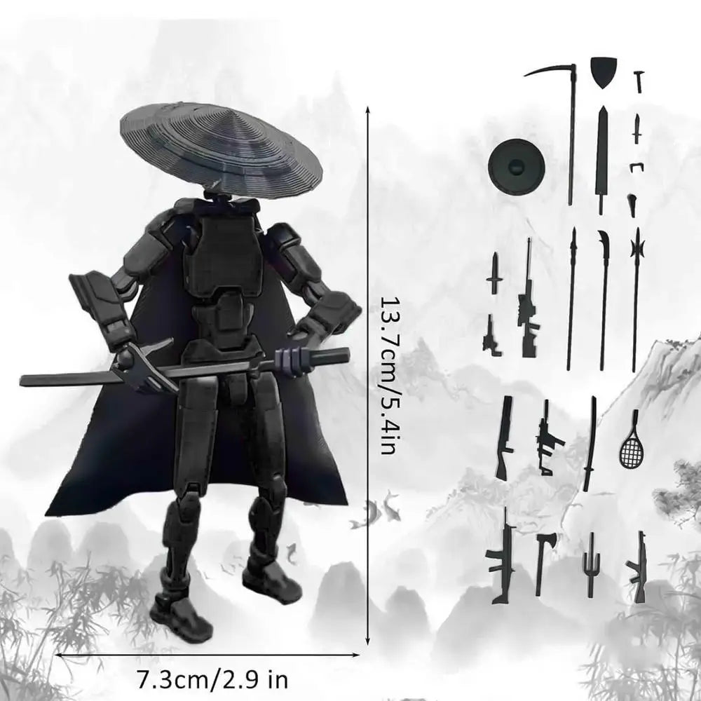 3D Printed Movable Robot Toy for Kids