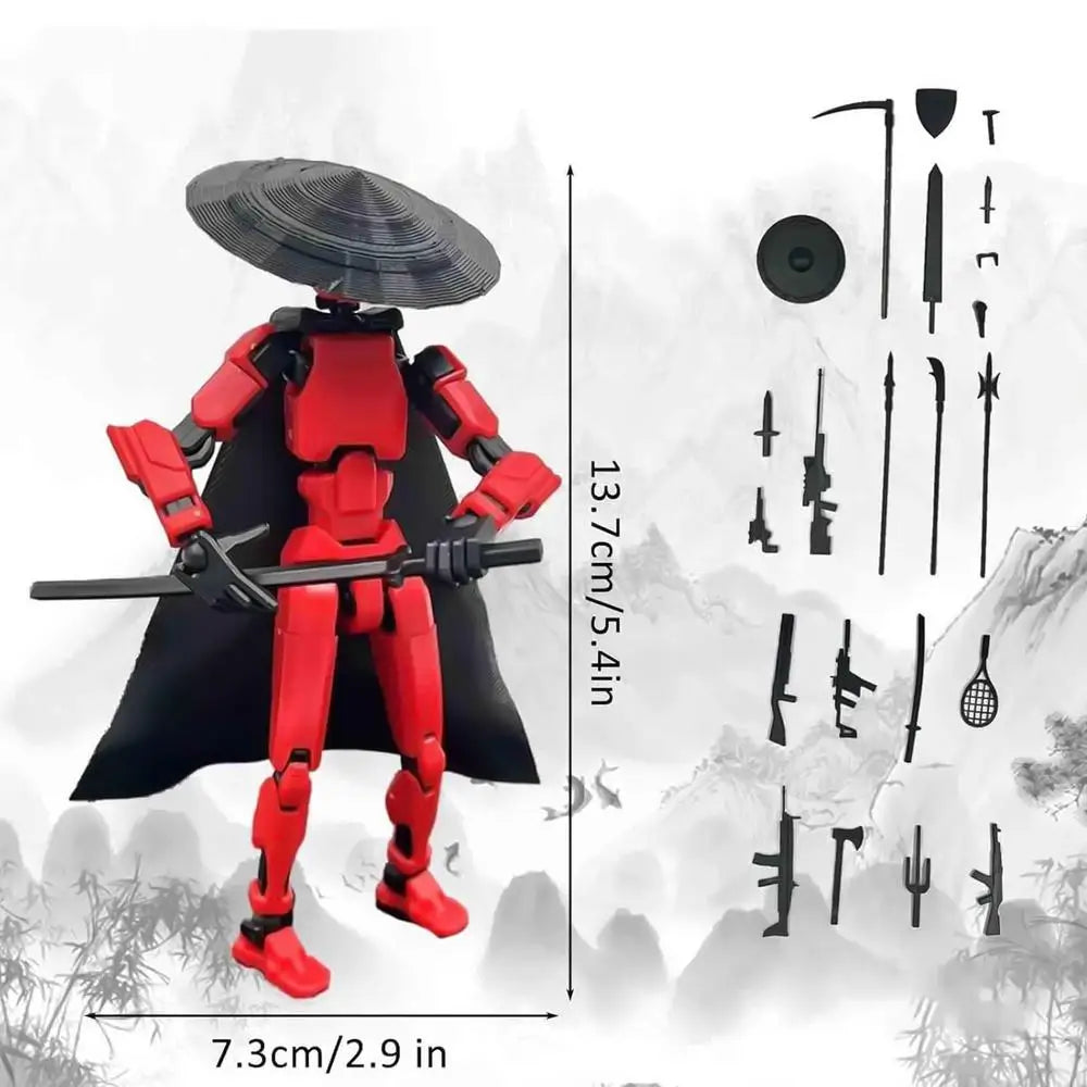 3D Printed Movable Robot Toy for Kids