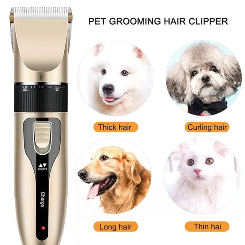 NNEOBA Professional Dog Hair Clipper USB Rechargeable