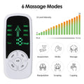 EMS Pulse Electric Muscle Stimulator White