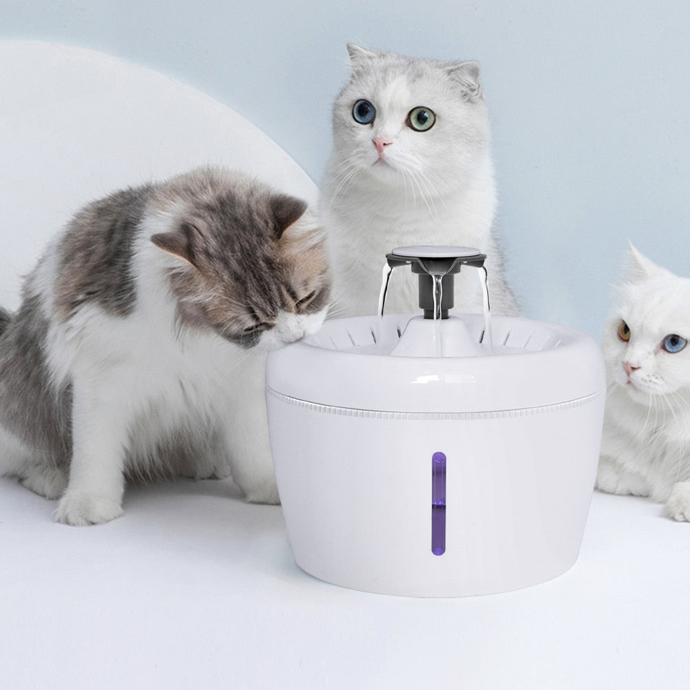 Automatic Cat Fountain Water Drinking
