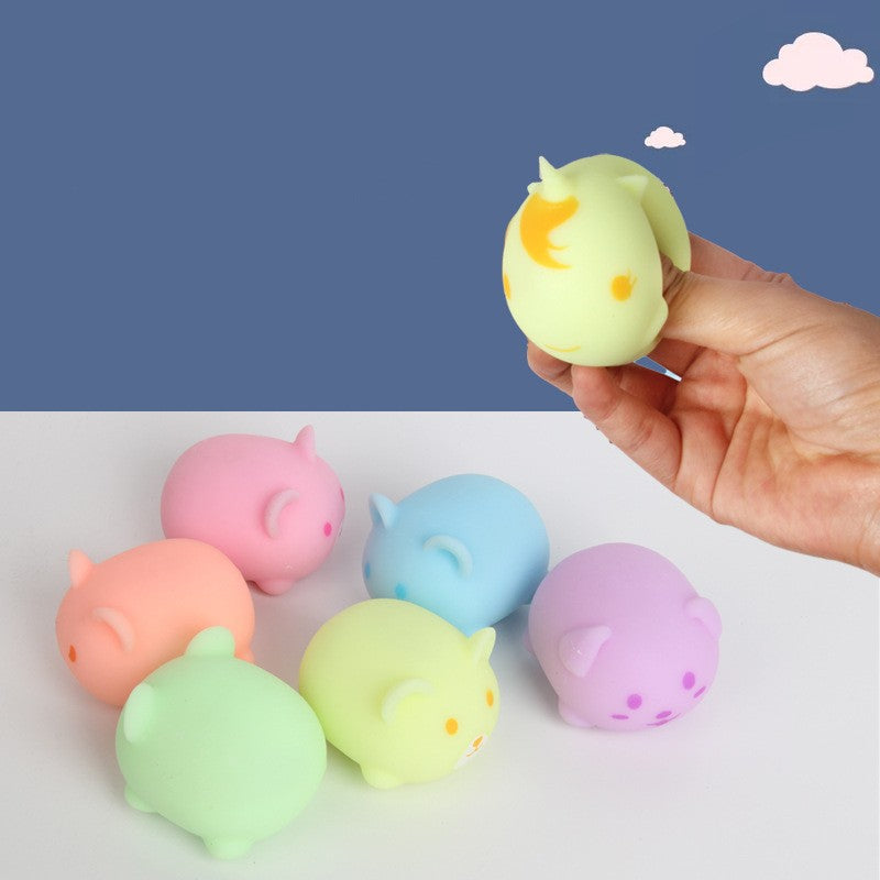Luminous Squishy Tofu Ball Cat Toy