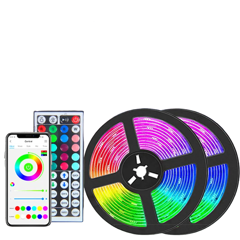 Bluetooth LED Strip Lights - RGB Color Changing Room Decoration (30m)