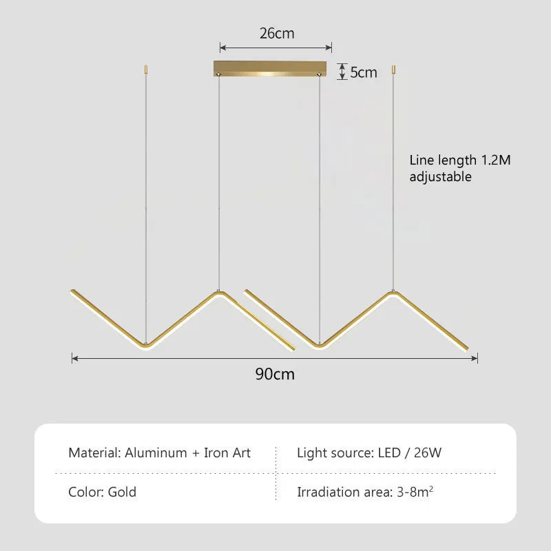 Luxury Modern LED Pendant Light: Illuminate Your Space in Style