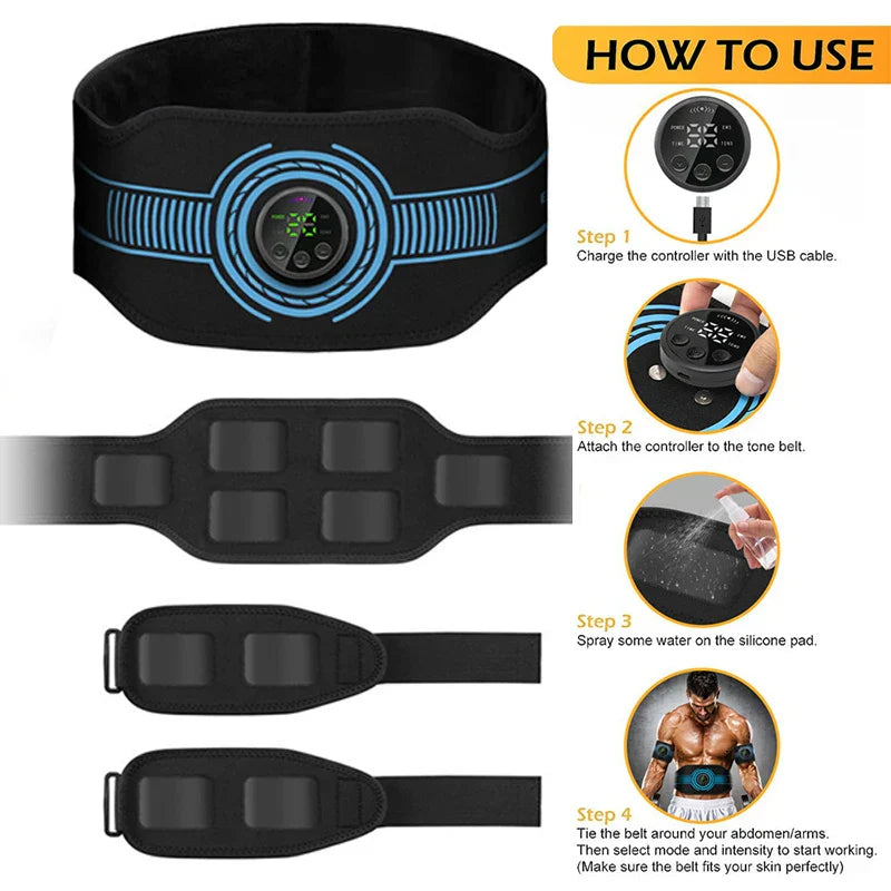 Smart EMS Arm Muscle Trainer Blue