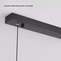 NNEDSZ Modern Minimalist Trapezoid Pendant Light Adjustable LED Bar Light White