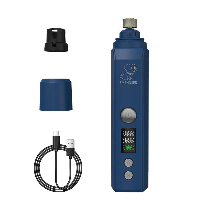 NNEDSZ 3-Speed Dog Nail Grinder - Quiet, Safe & Painless Trimming for All Pets