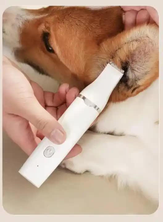 NNEDSZ White T70 4-in-1 Pet Grooming Kit – Full Body, Detail, Paw Hair Trimmer & Nail Grinder