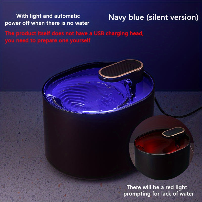 NNETM Automatic USB Cat Water Fountain Fresh Flow