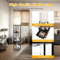 NNECW Modern Shelf Floor Lamp with 1 Drawer & 1 USB Port