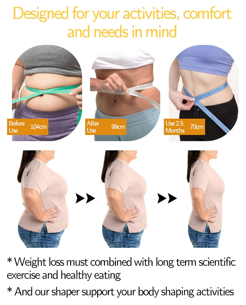 Women Waist Trainer Neoprene Body Shaper Belt Slimming Sheath Belly Reducing Shaper Tummy Sweat Shapewear Workout Shaper Corset