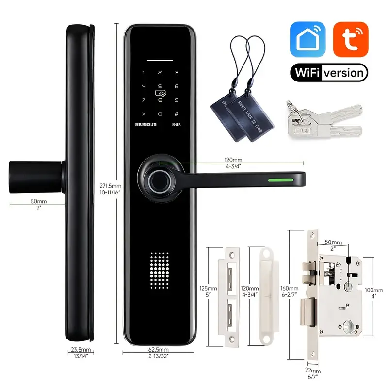 NNETM Smart WiFi Door Lock with Keypad & App Access