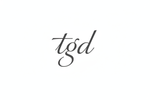 the letters "tgd" elegant
