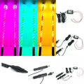 RGB Chasing Spiral LED Whip lights (2packs)